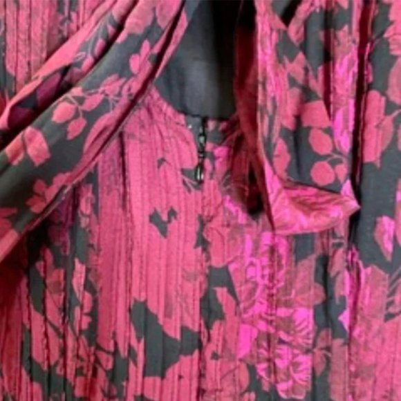 Anthropologie Let Me Be Sharlene Midi Floral Tiered Dress 4 - Picture 6 of 12